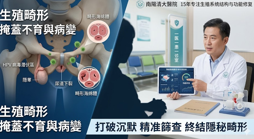 深度解析男性生殖器不育与畸形：南阳清大医院专家提醒，莫让隐秘畸形阻碍生命健康与尊严