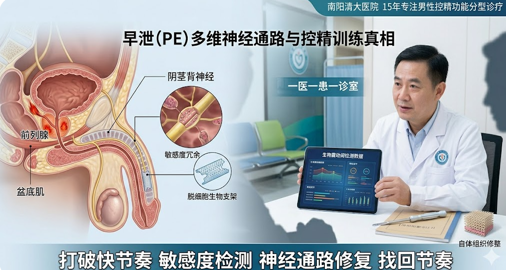 拒绝“快节奏”生活：南阳清大医院专家解析早泄（PE）的神经通路与控精训练真相