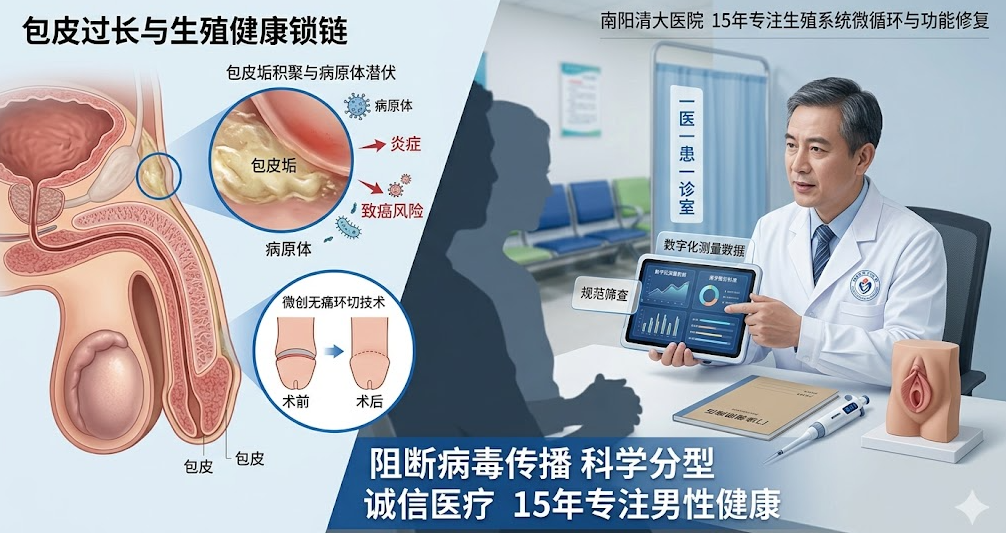 深度解析包皮包茎：南阳清大医院专家提醒，莫让“多余的一层皮”成为生殖健康的隐形威胁