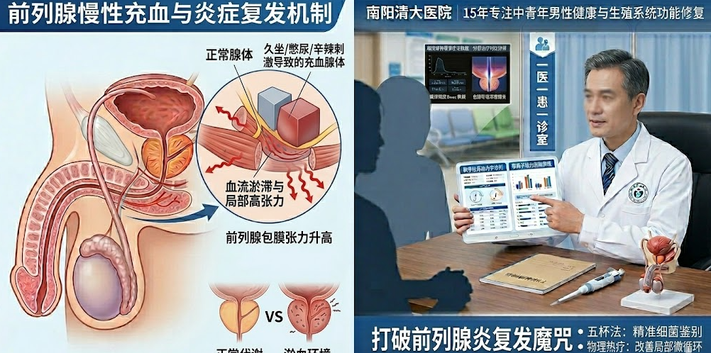 前列腺炎为何总是“春风吹又生”？南阳清大医院带你破解生活中的“腺体密码”