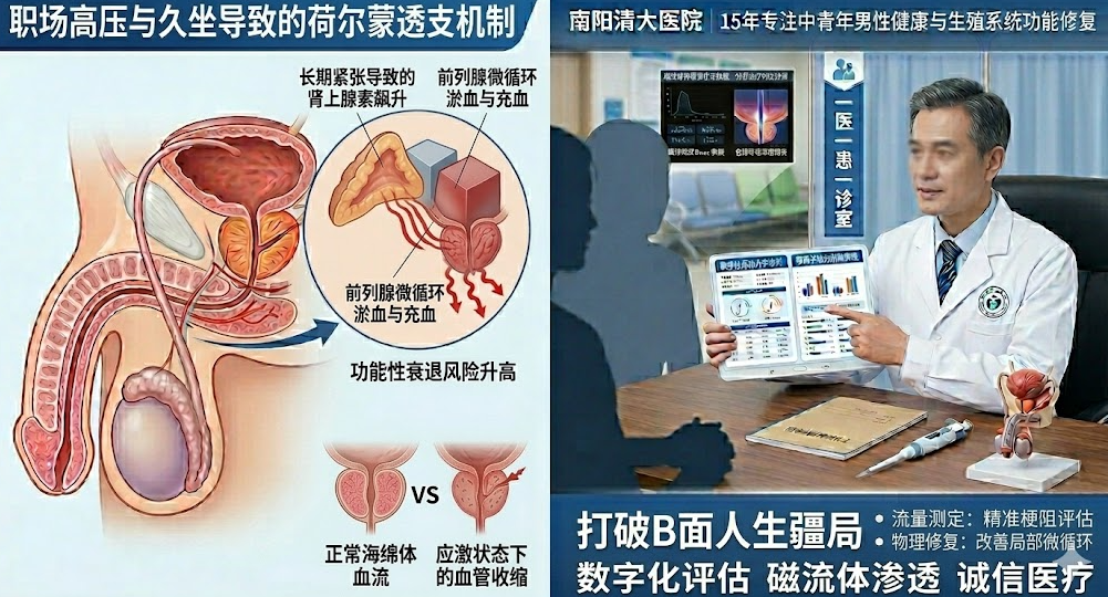 南阳“职场精英”的B面人生：当高薪遇上“隐形衰退”，清大医院15年技术积淀教你如何守住“荷尔蒙防线”