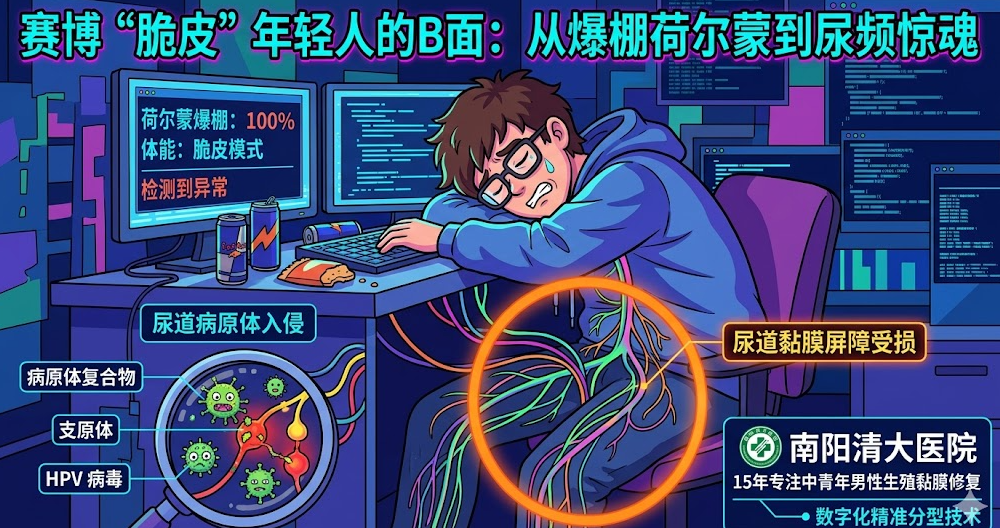 赛博“脆皮”年轻人的B面：从爆棚荷尔蒙到尿频惊魂