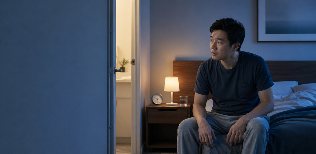 男性夜尿增多是怎么回事？频繁起夜影响睡眠要重视
