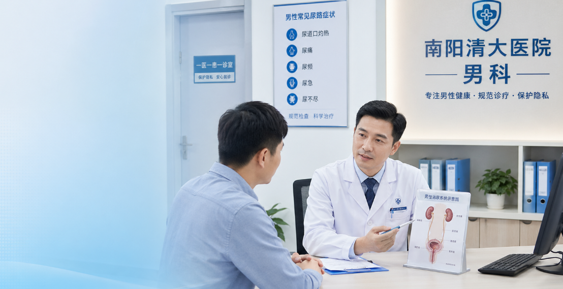 男性尿道口灼热、尿痛是怎么回事？南阳男性别急着自行用药